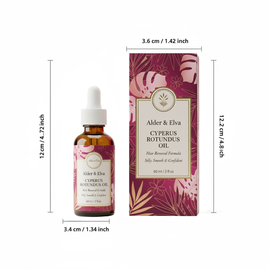 Alder & Elva Cyperus Hair Reduction Oil