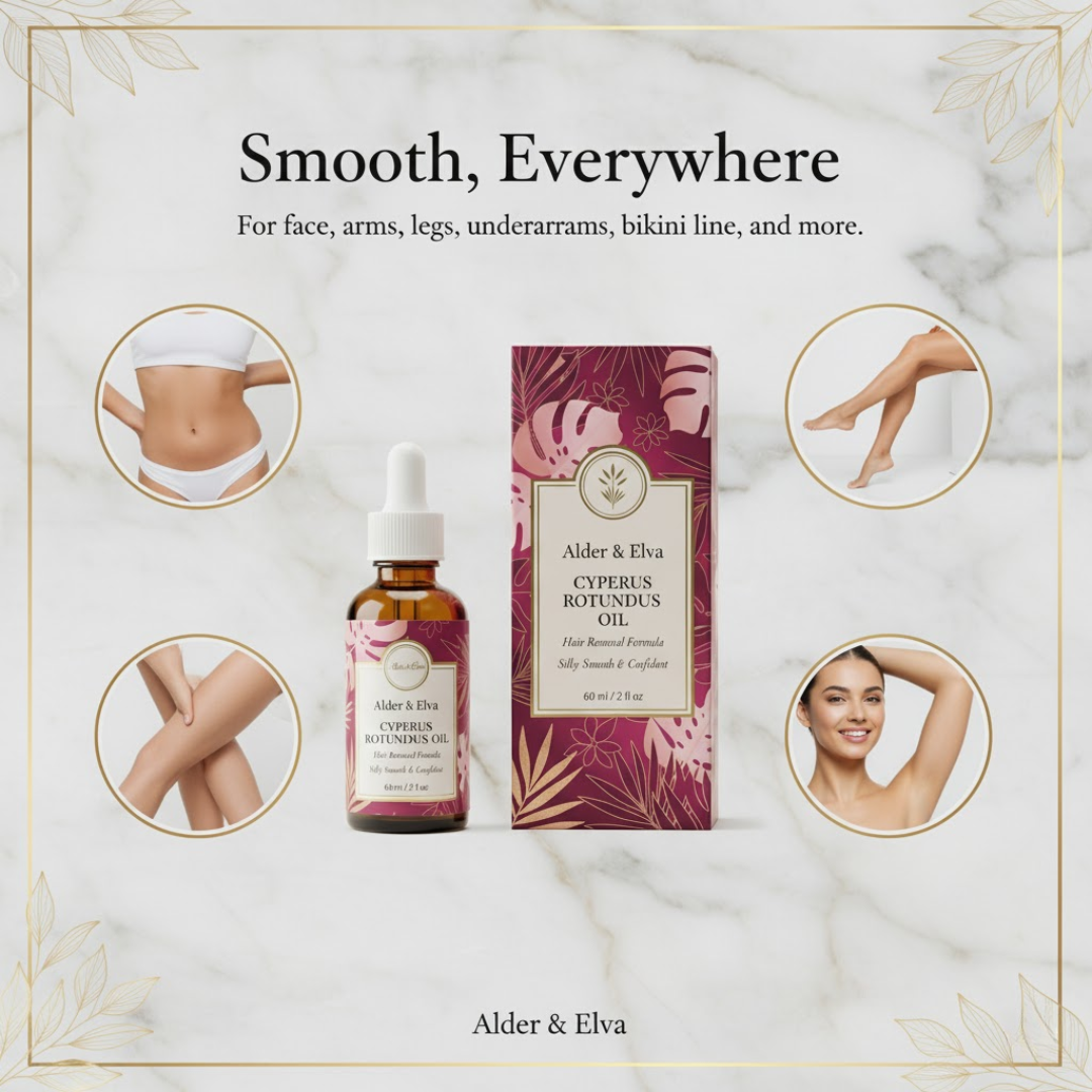 Alder & Elva Cyperus Hair Reduction Oil