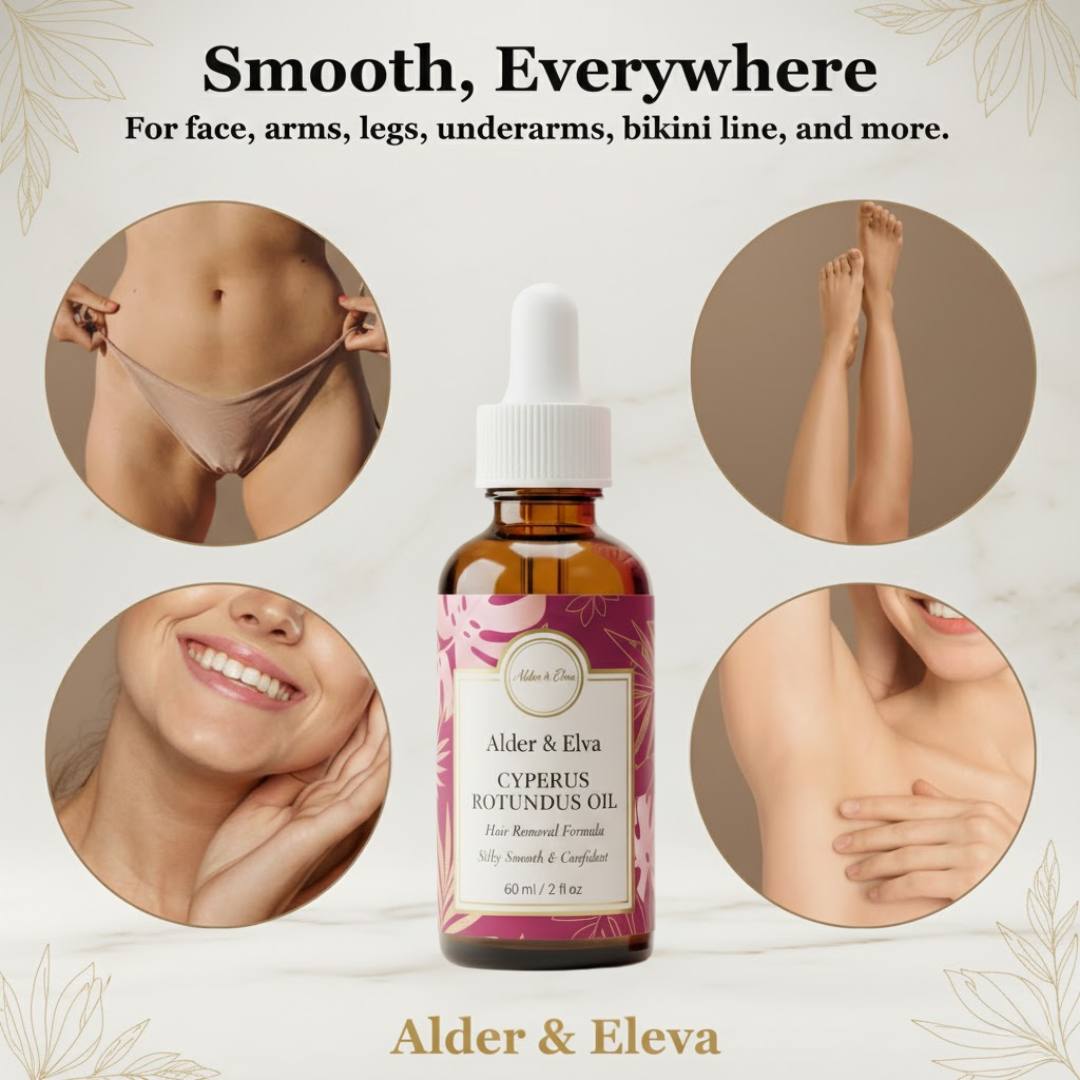Alder & Elva Cyperus Hair Reduction Oil